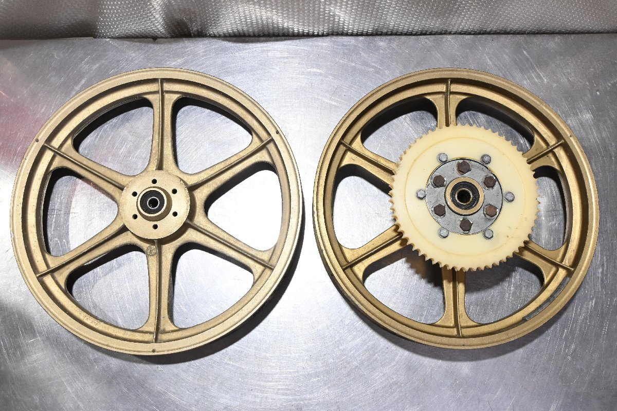 CB400F BEET後期リアディスクキャストホイールの落札情報詳細 - Yahoo