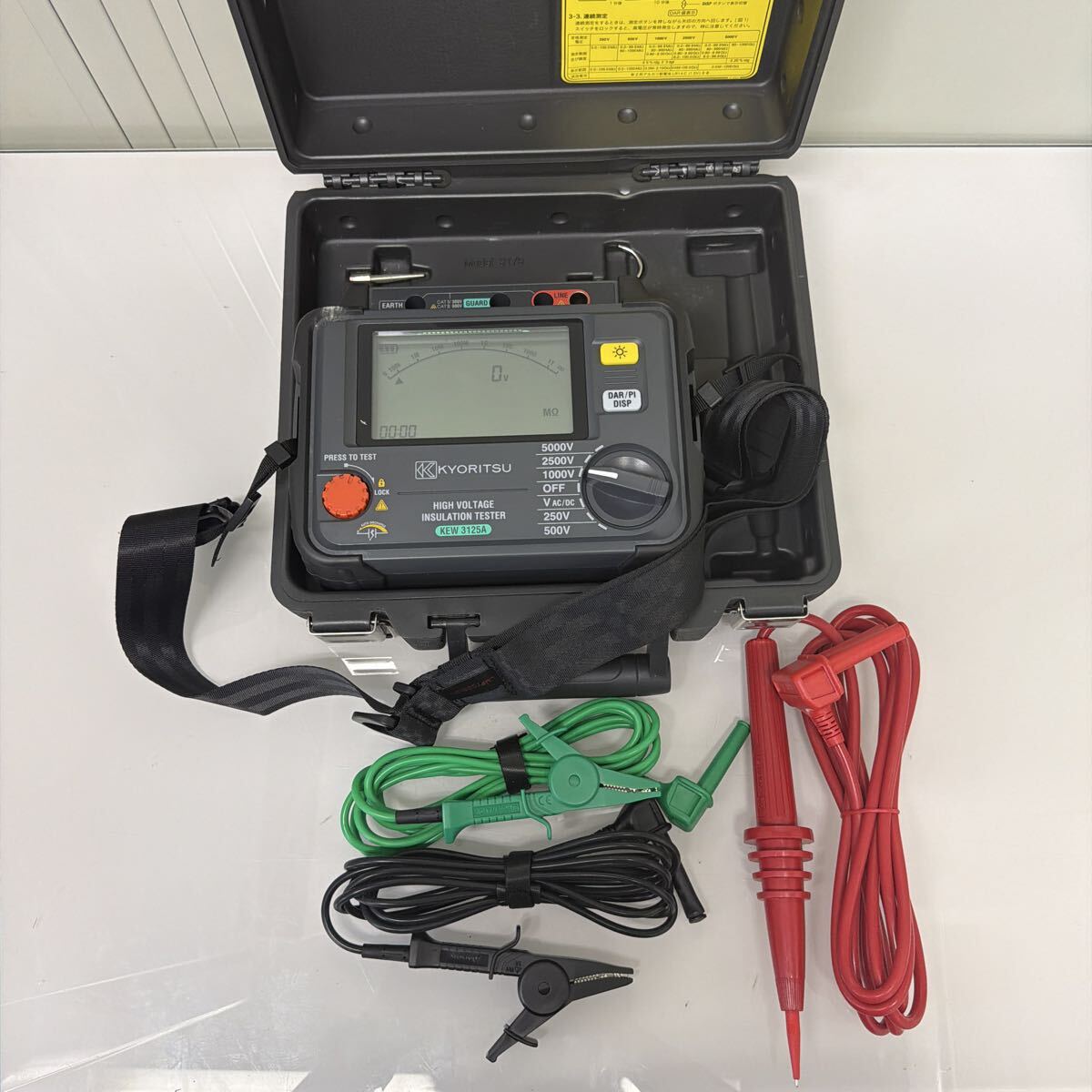 共立 KYORITSU 全天候型配電用万能測定器 6020 中古品の落札情報詳細 