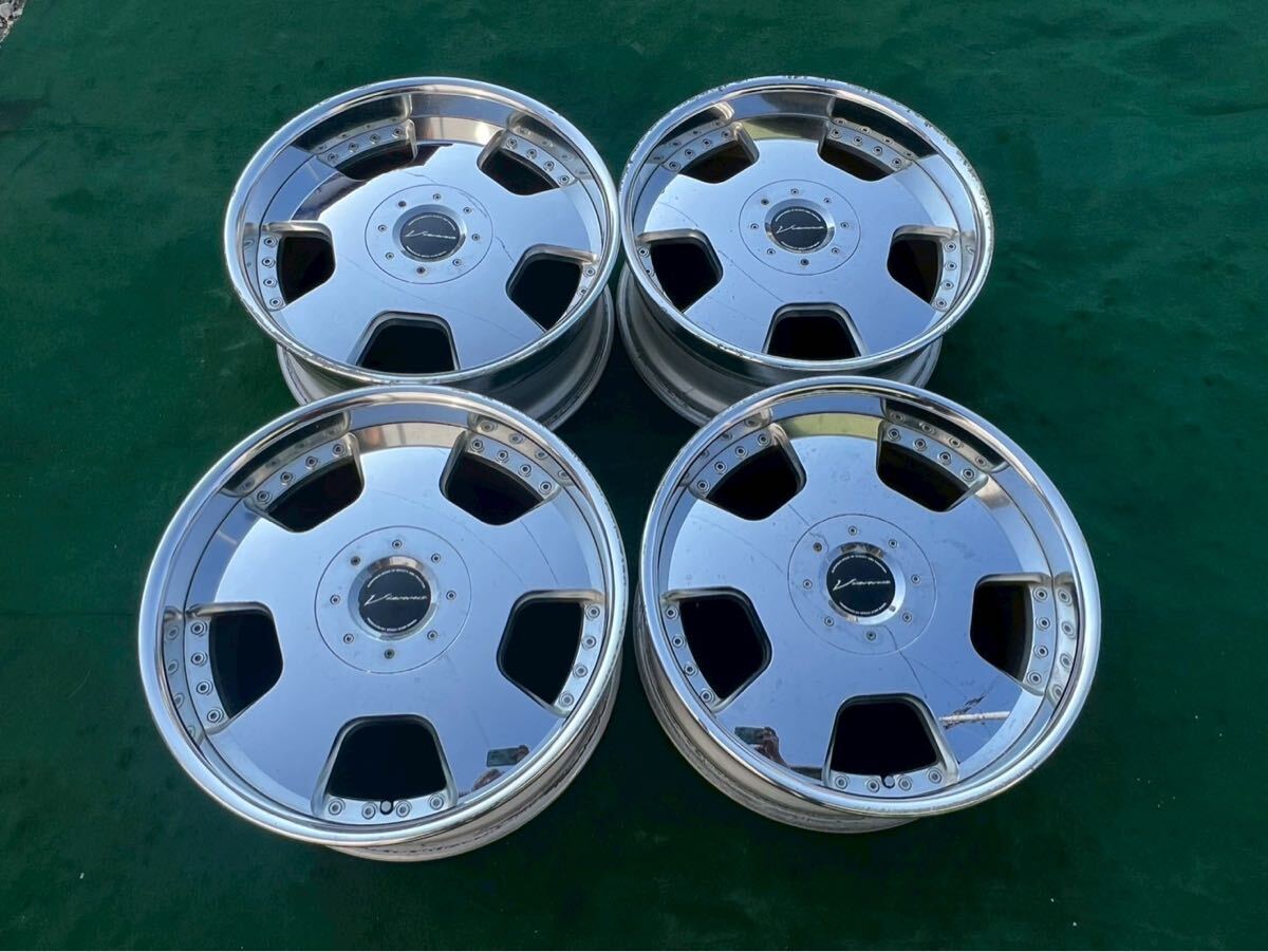 中古】18インチ☆SSR☆ビエナ☆深リム☆ディッシュ☆PCD100☆4H/5H