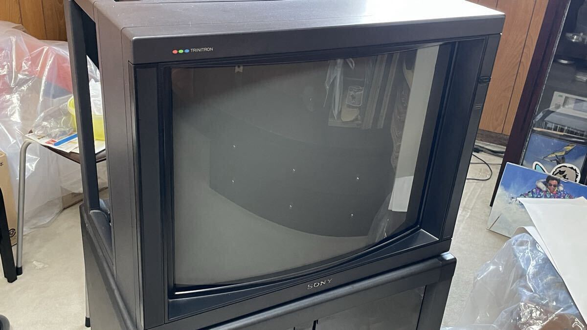 ソニー　トリニトロンカラーモニターKX-4M1　他３点 □SONY ソニー KX-27HV1 TRINITRON トリニトロン カラーモニター 27型
