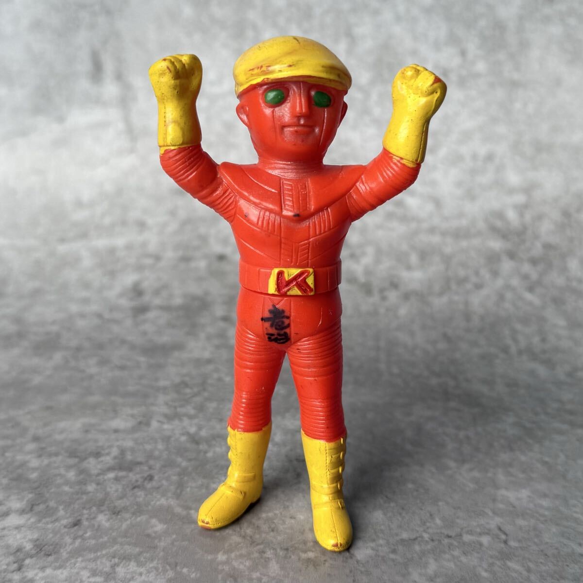 中古】ソフビ マーミット ビニパラベビー カラテマン (ロボット刑事Kの