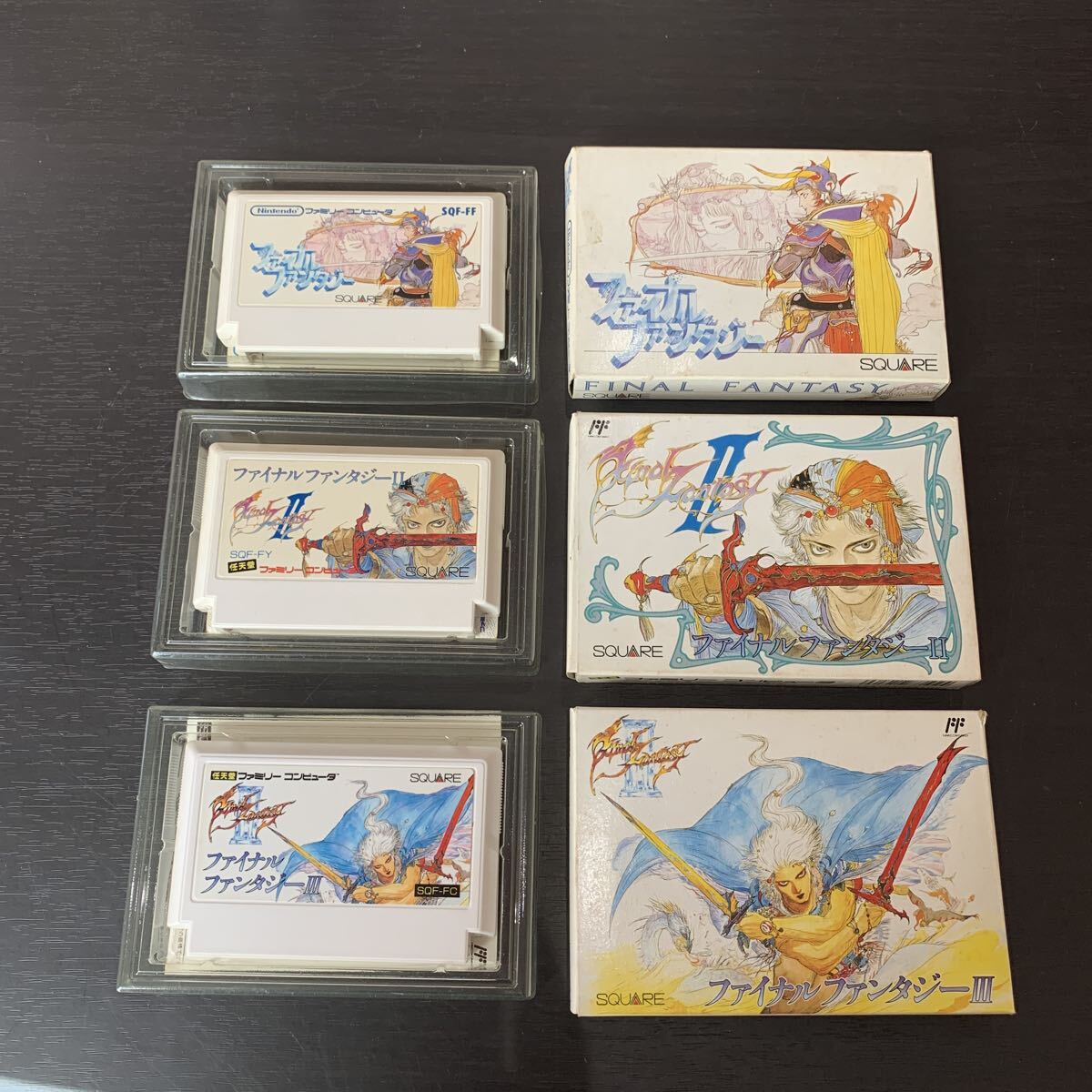 FC ファミコン ソフト FF ファイナルファンタジー 1/2/3 3本セット 箱