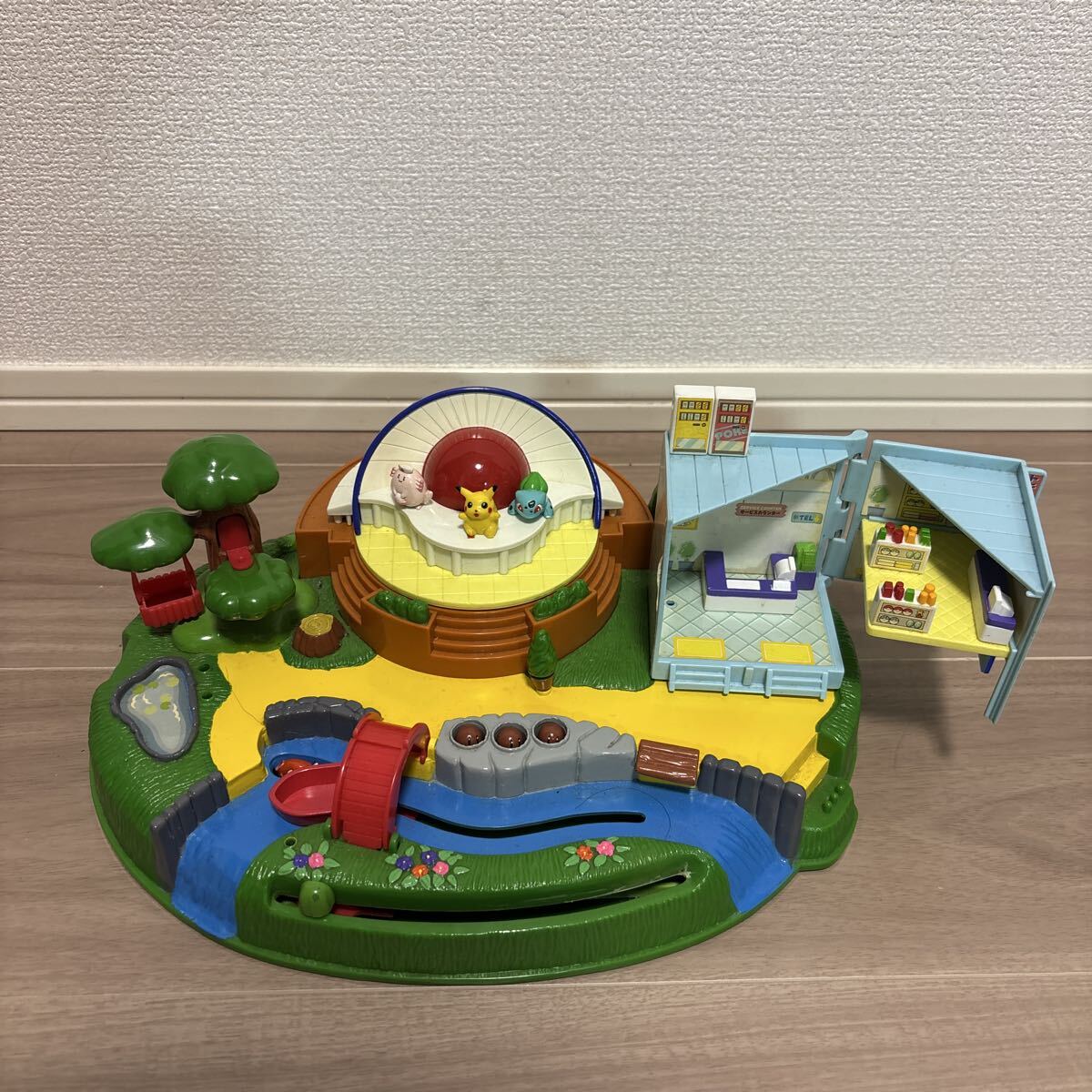 中古】希少 レアちびポケハウス アーシア本島 ピカチュウ探検隊
