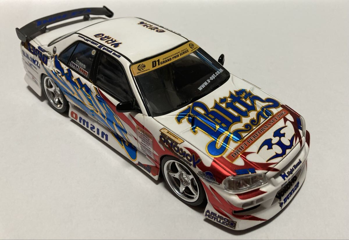 新品】ホットワークス S15 HKS シルビア 1/64 D1グランプリ 谷口信輝