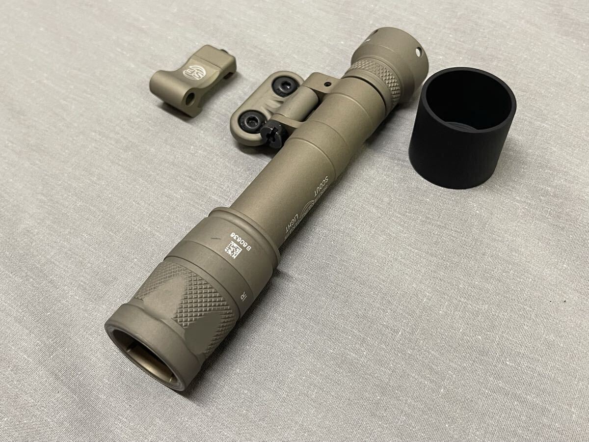 中古】Surefire M600 Scout Light TAN IRフィルタ＆テープスイッチ 付