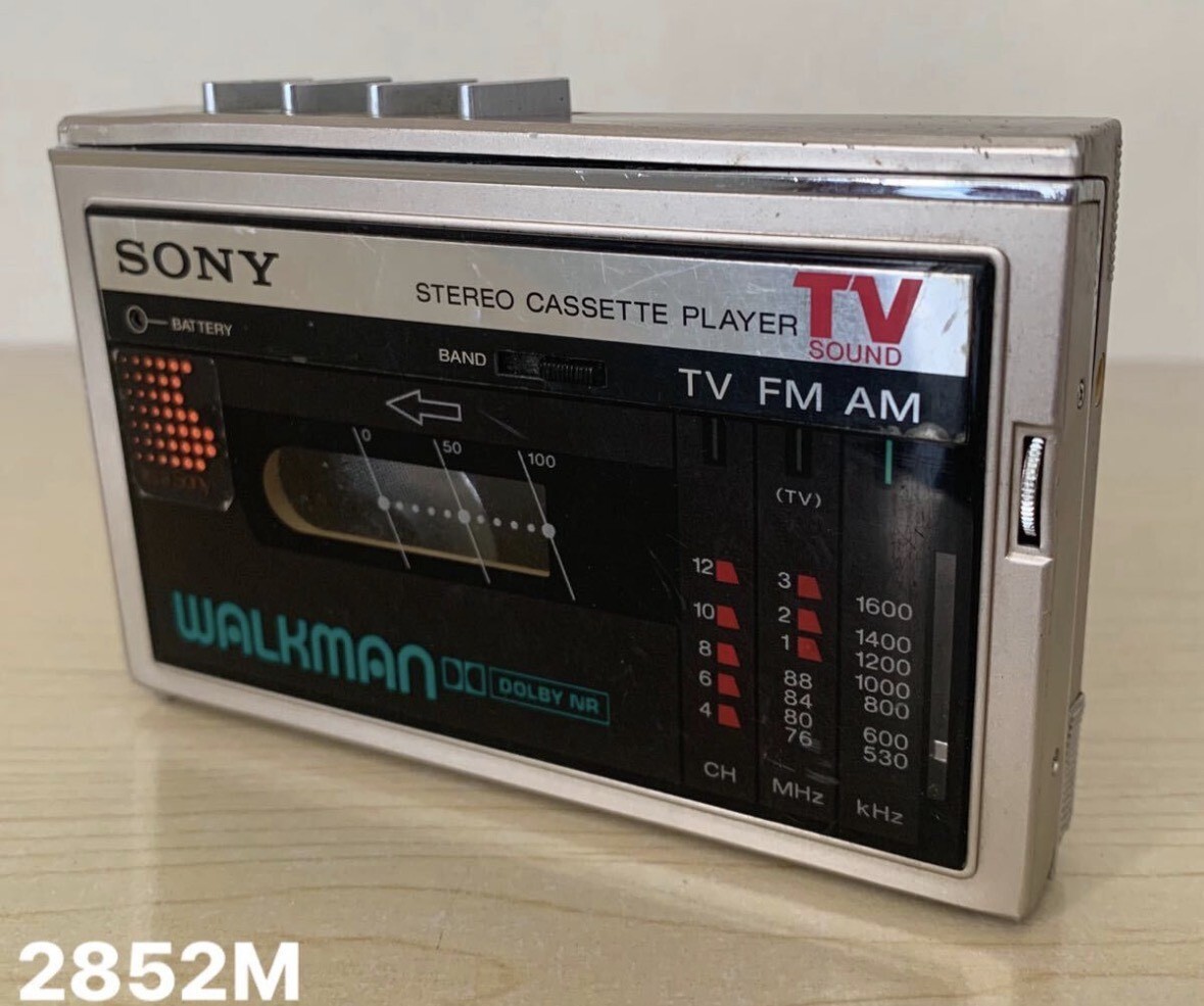 SONY Walkman ウォークマン WM-F30 ピンク スライド式カセットケース