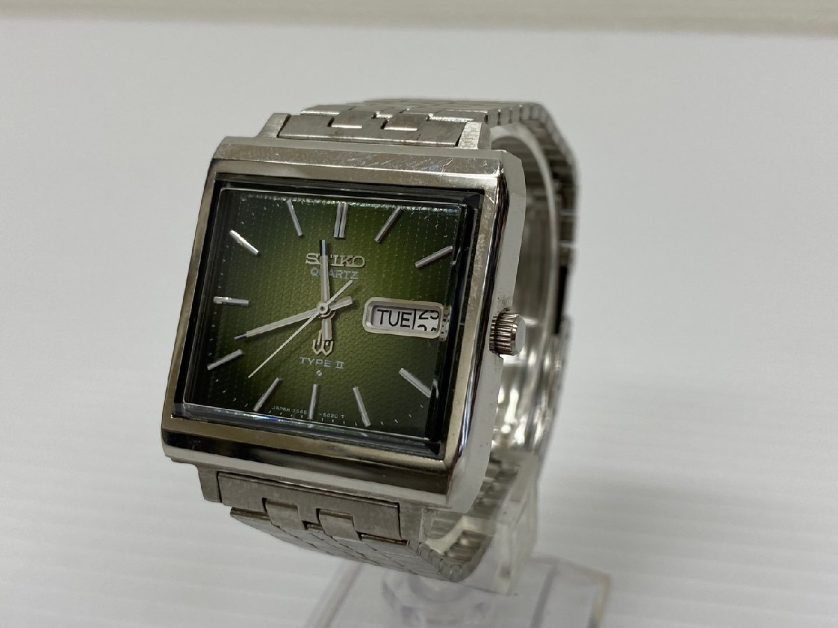 J122□作業良好 ビンテージ 超美品 SEIKO セイコー スクエア型 白文字