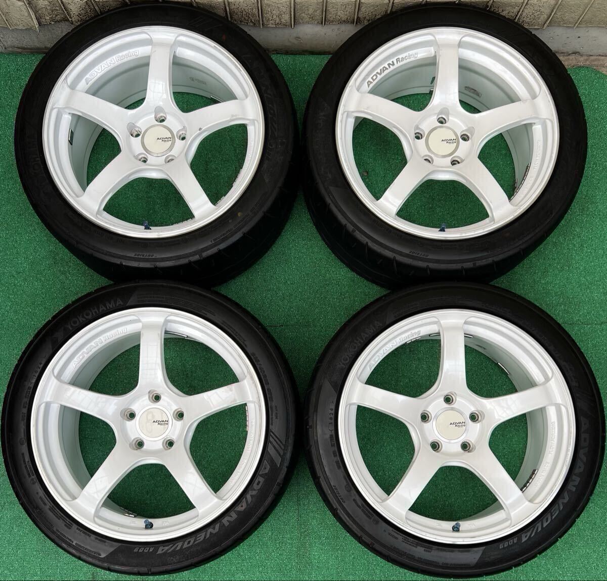 中古】絶版 ヨコハマ SUPER ADVAN RACING SA3 18×8.5J＋45&9.5J+45