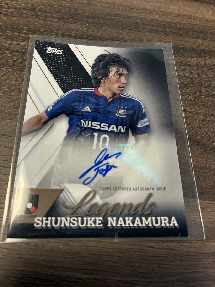 中古】中村俊輔選手 直筆サイン色紙 横浜Fマリノス ジュビロ磐田の落札