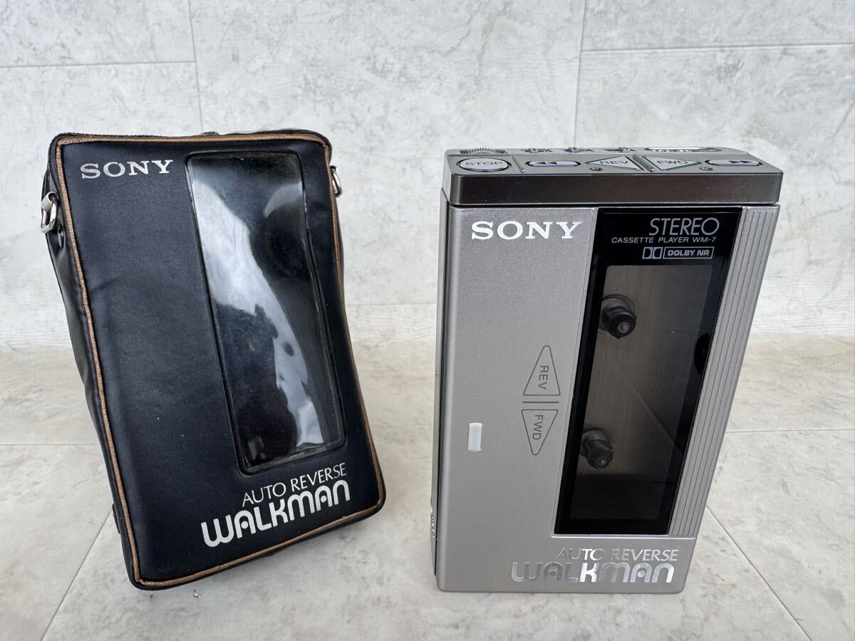 ステレオカセットプレイヤー/遊歩人/KC-8/STEREO & SONY WM-F55の落札