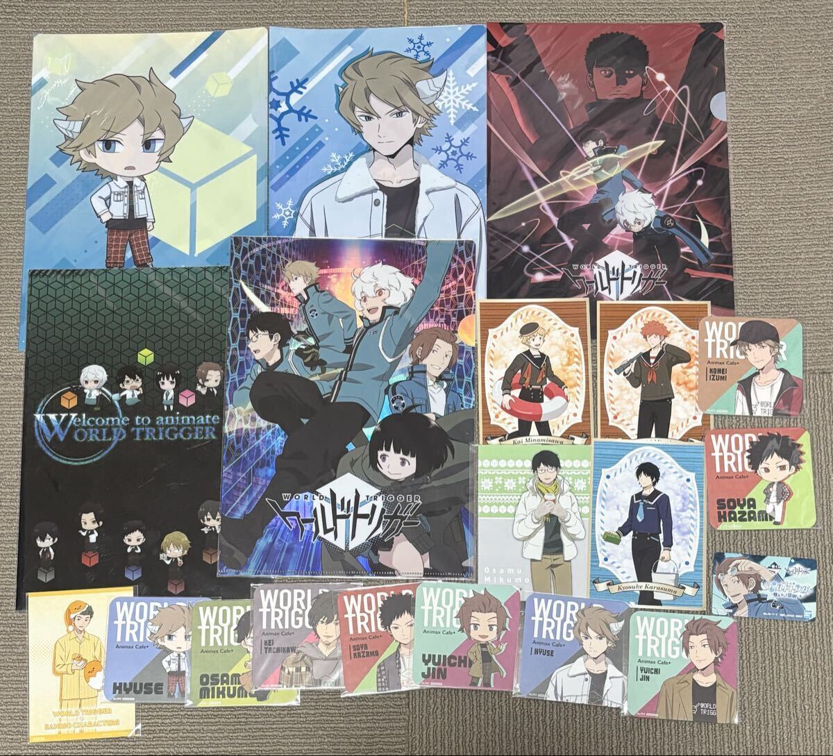 ワールドトリガー ワートリ ジャンプSQ 付録セット クリアファイル