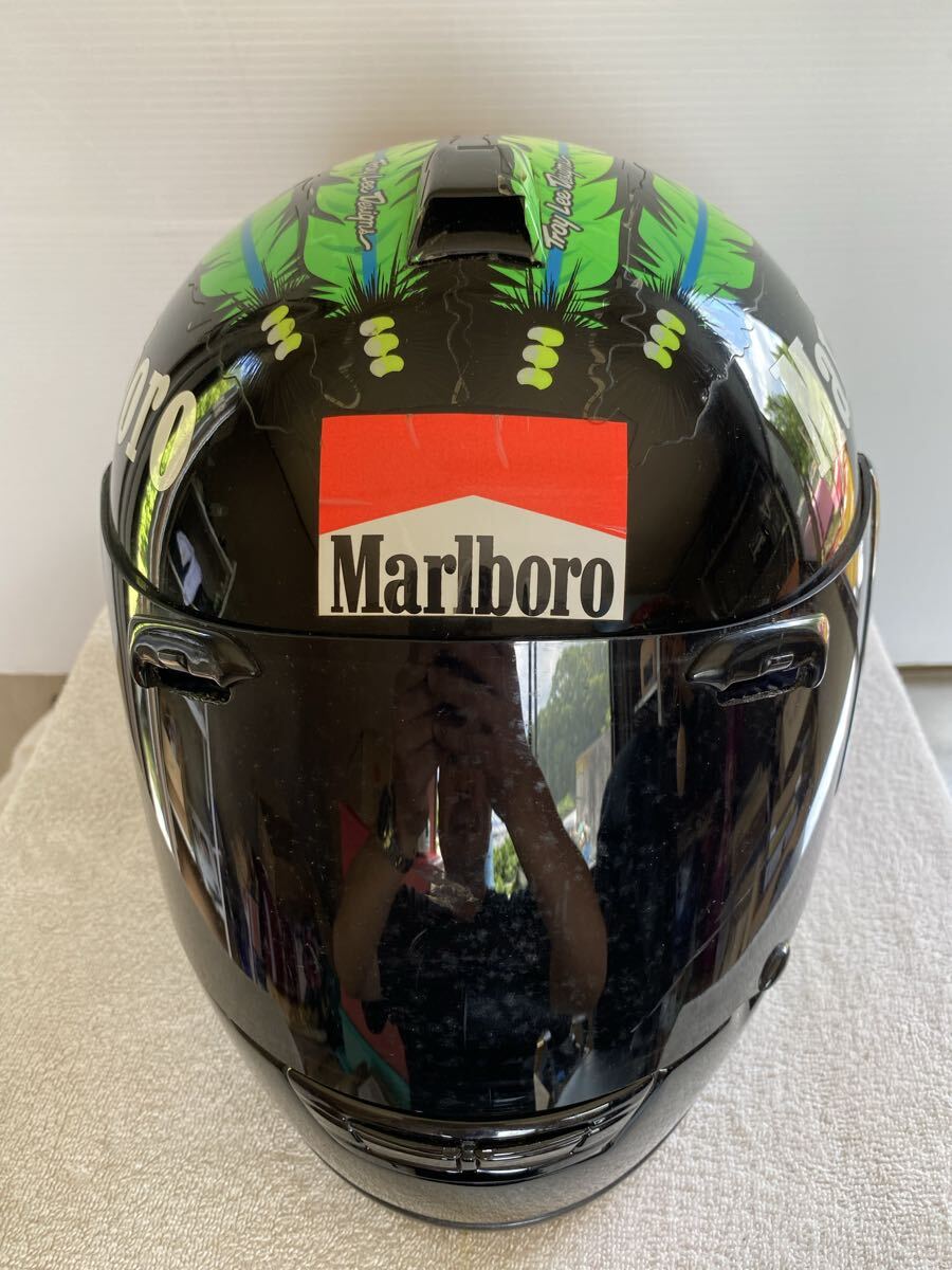 中古】YAMAHA ヤマハ Marlboro マルボロ ヘルメット バイク用 フル