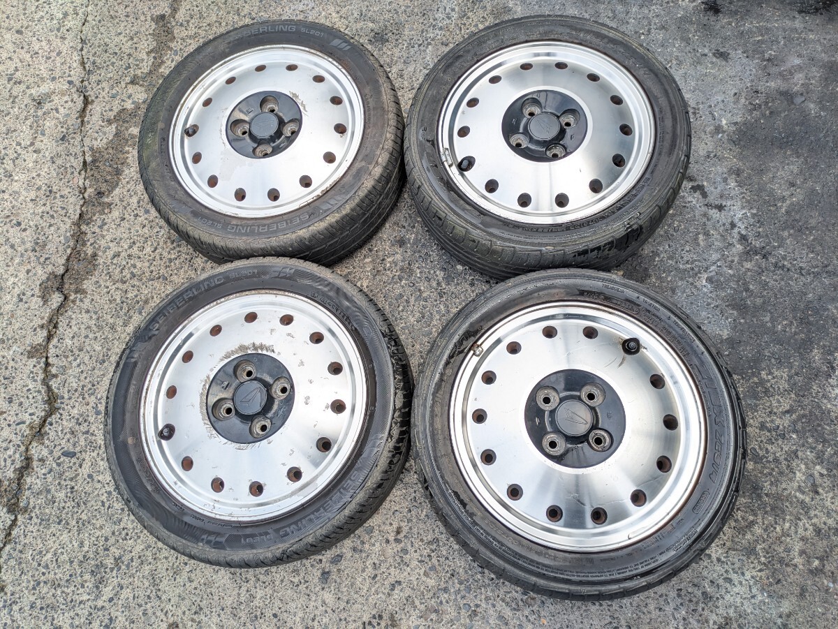 軽自動車用メッキホイール14インチ☆5Jインセット45 PCD100-4H☆155