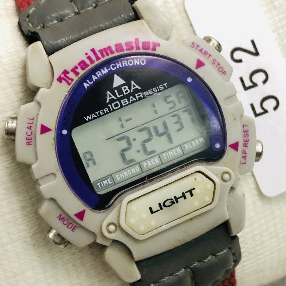 セイコー アルバ ミリタリー ダイバー トレイルマスター 黒 ブラック 