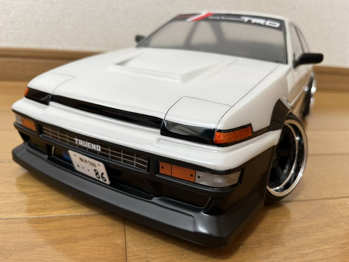 新品】【新品 塗装済】ヨコモ ボディ AE86 TRUENO DRoo-P 吉岡稔記の