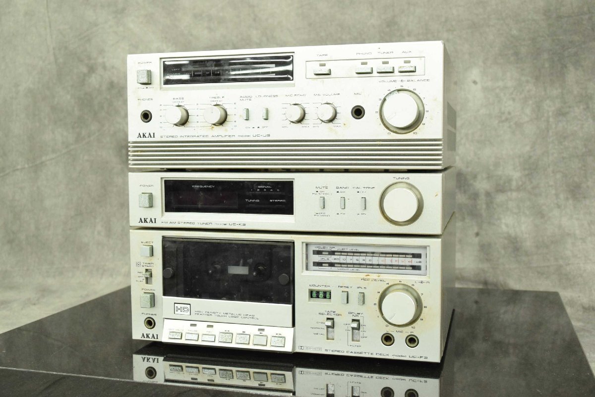 □中古☆AKAI アカイ システムコンポ AT-M712/EA-M712/AM-M712/CD-M712
