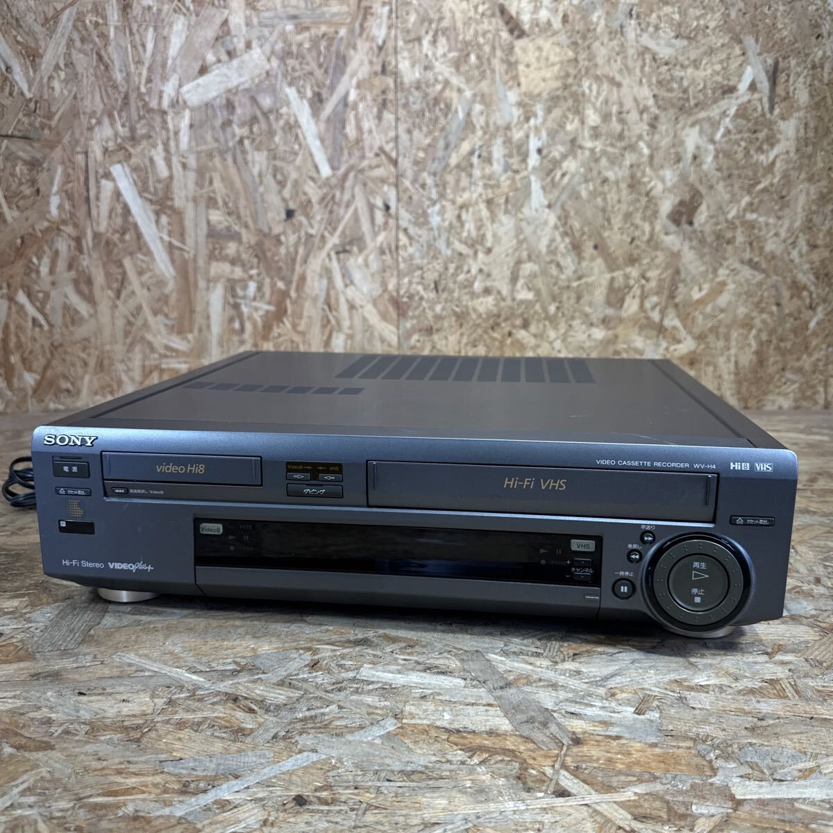 中古】SHARP シャープ VHS ビデオデッキ VC-HF60 1997年製 動作OK