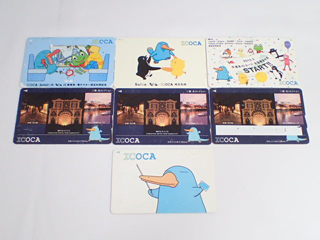 8-112】イコカ たま駅長＆カモノハシのイコちゃん ICOCAカード
