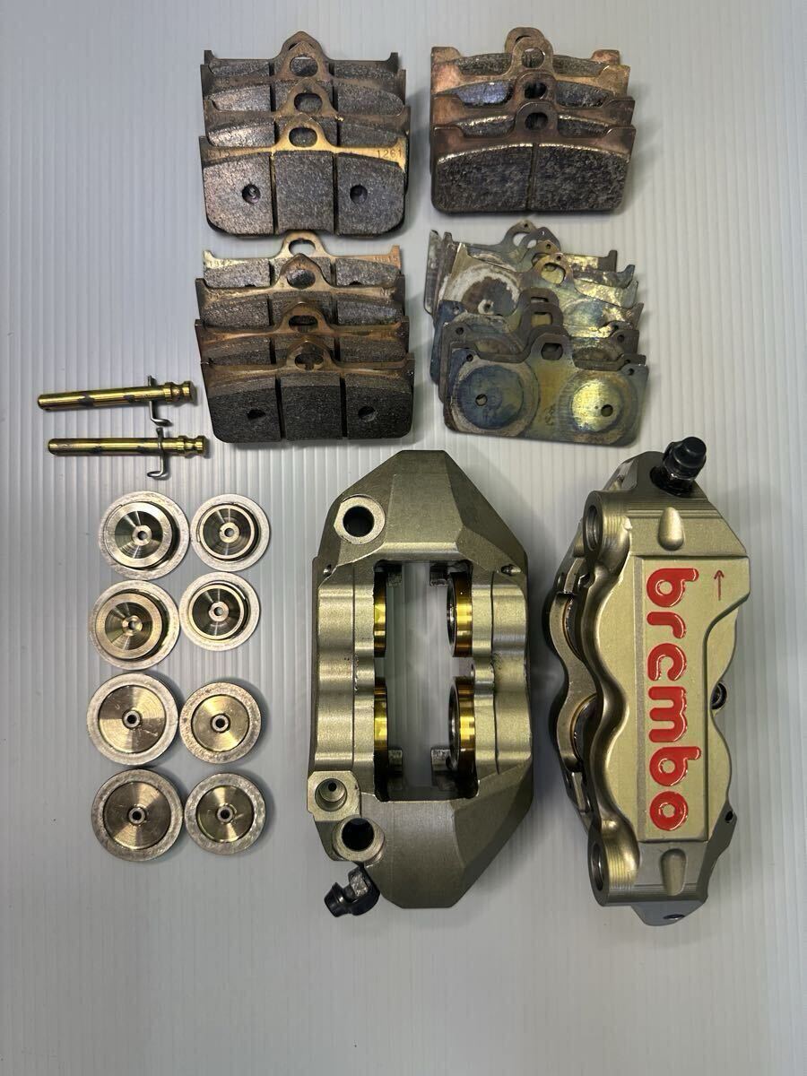FD2 シビックタイプR用 フロントブレーキキャリパー 左右セット brembo ホンダFD2シビックタイプR純正brembo(ブレンボ)フロントブレーキ