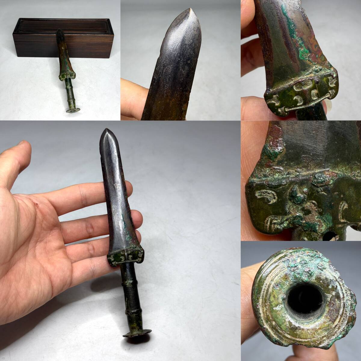 旧家整理品　　中国清銅器　西周時代の武器　激安骨董品AK497 旧家初心だし 西周時代の青銅斧 激安安骨董品の落札情報詳細 - Yahoo