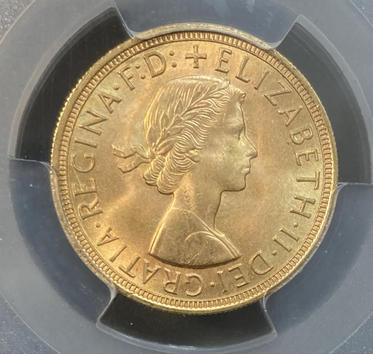 1953年 イギリス クラウン PCGS PR64CAM ☆1円スタート！☆戴冠式 1953 イギリス クラウン プルーフ PR64 PCGS