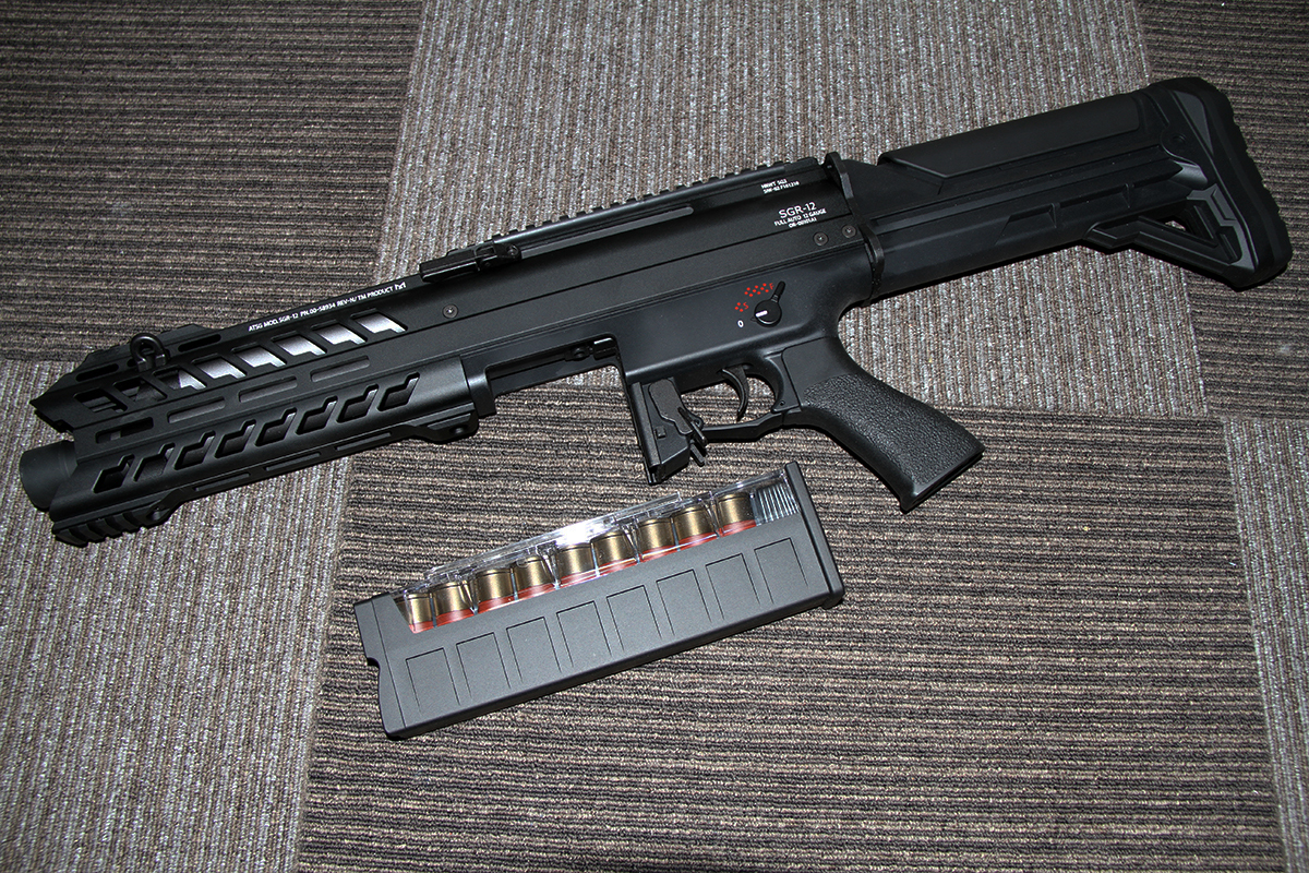 レア品】東京マルイ SGR-12 天災カスタム 多弾マガジン 電動ショット
