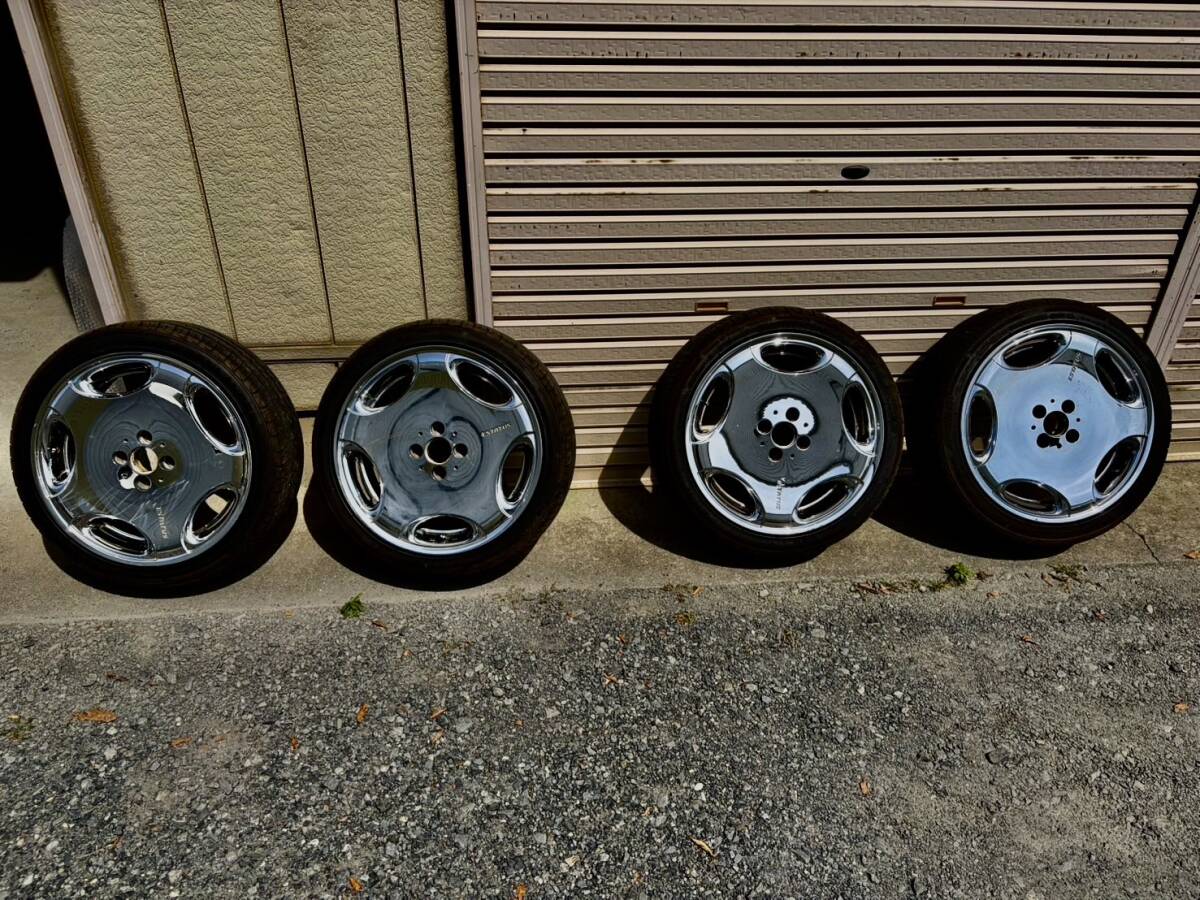 H1524 エステイタス ESTATUS Style-S 19 x 8.5J +42 & 9.5J +38 5H114 