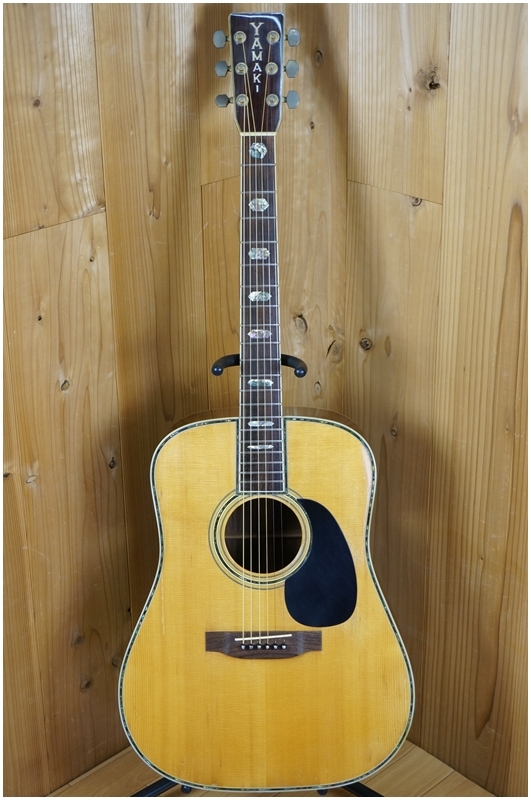 中古】70年代 ヴィンテージ YAMAKI/ヤマキ アコギ H350N 希少品 管XGの