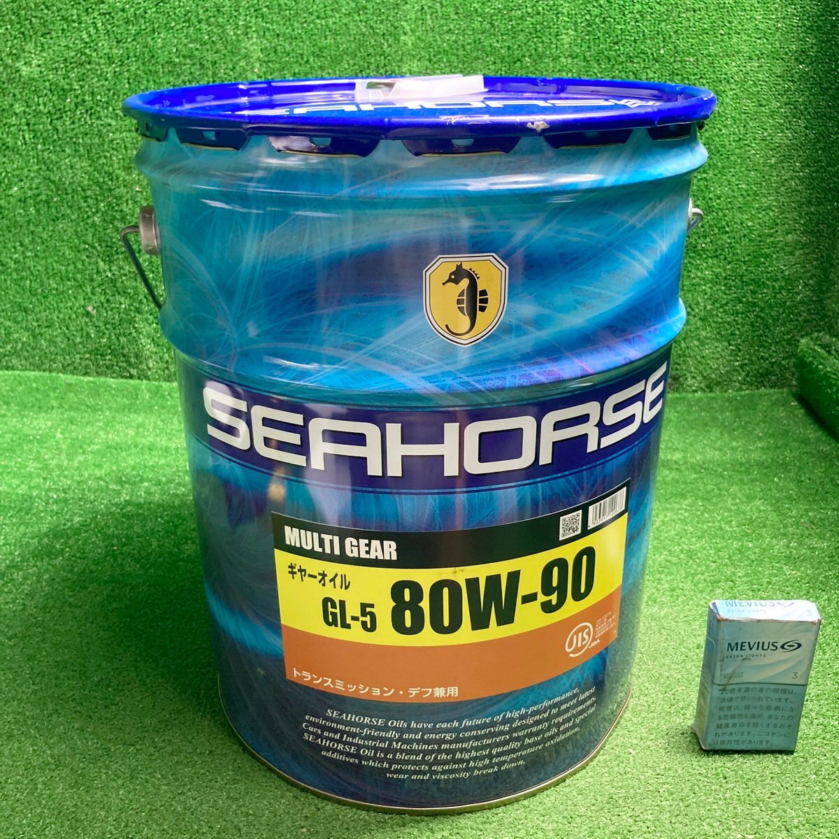 やや傷や汚れあり】三菱ふそう純正ミッションオイル SAE80 GL-3 残約