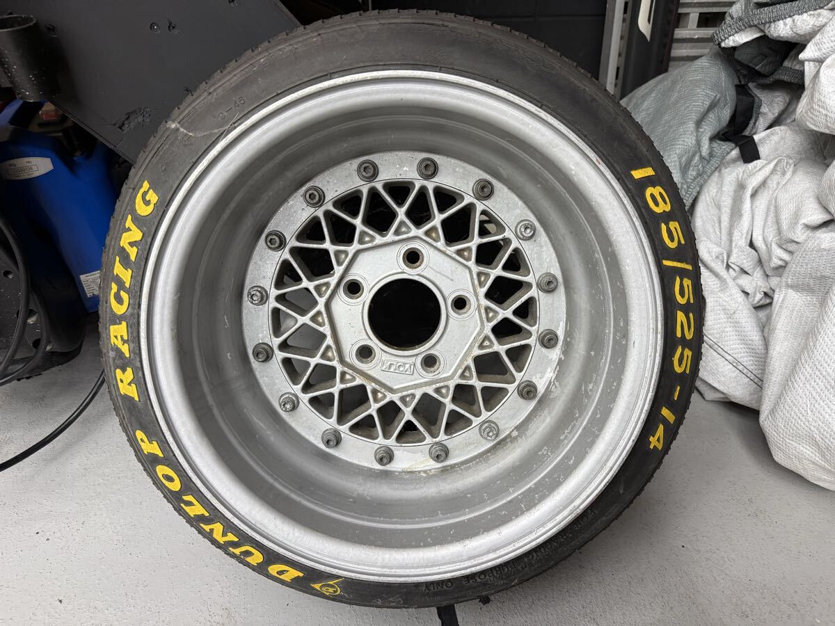 希少 深リム ボルクメッシュ 8J 13インチ 初期タイプ 114 4H 1本 RAYS