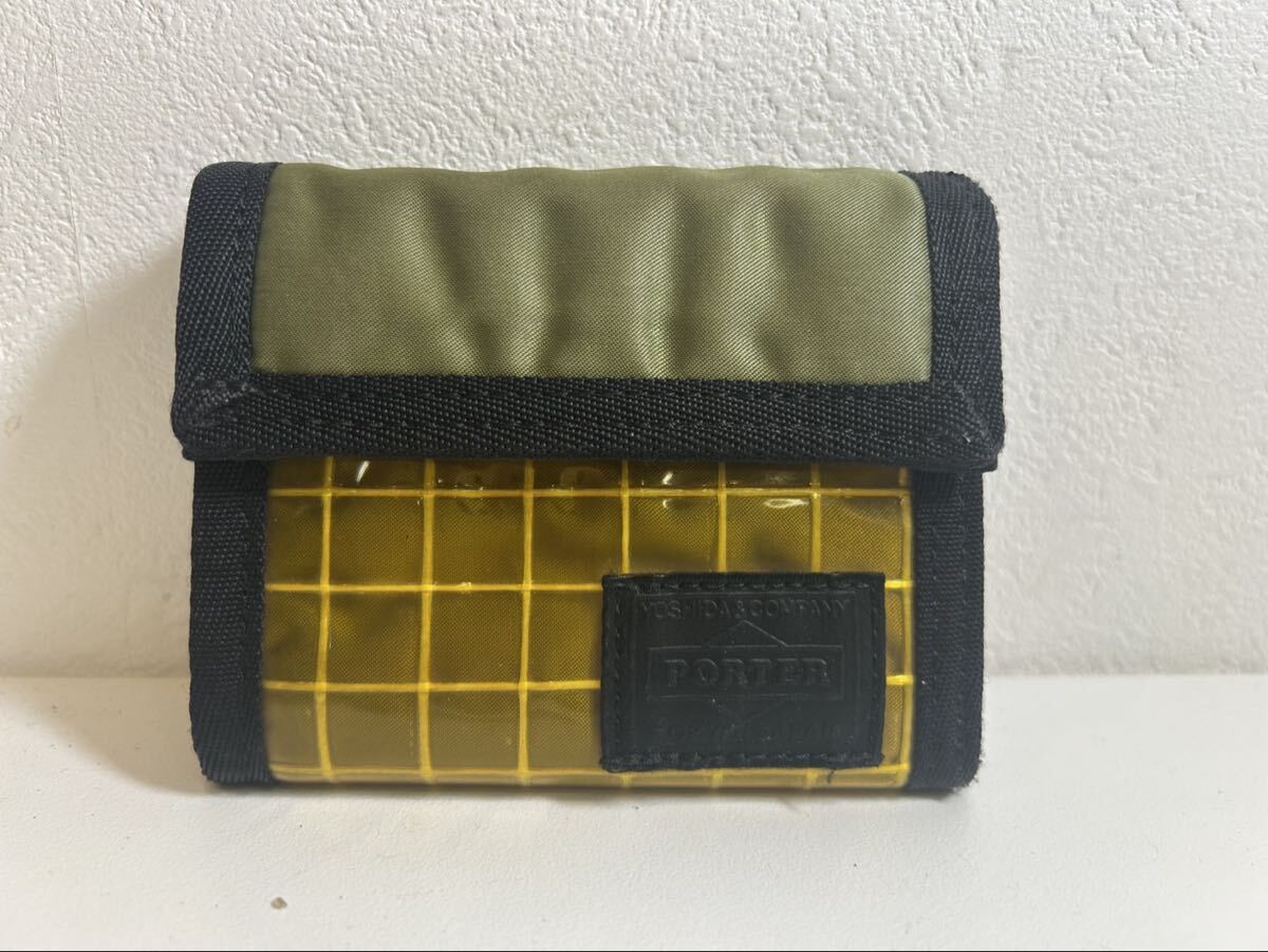 PORTER×B印YOSHIDA ポーター がま口ウォレット ブラックレザーの落札