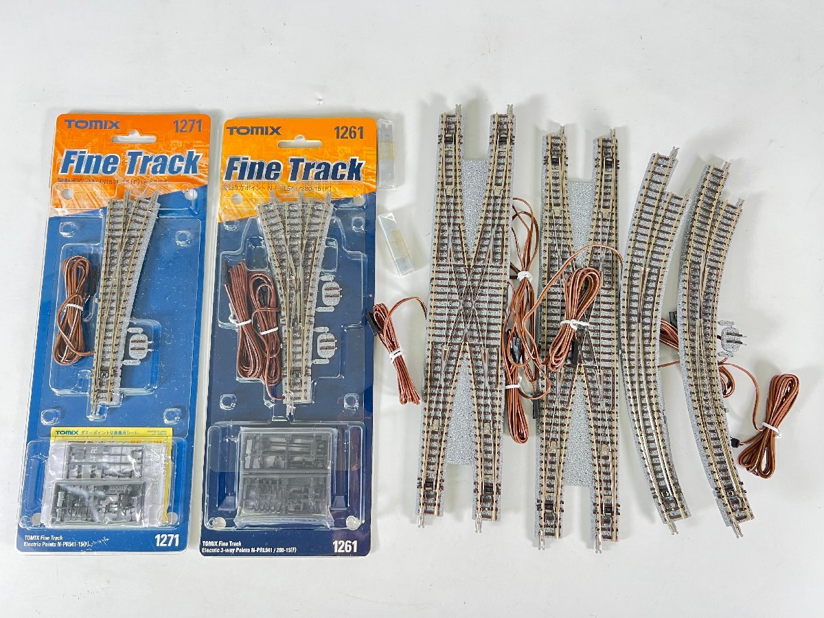 送料無料! 鉄道模型 Nゲージ ジャンク TOMIX 線路 レール PX280 ダブル