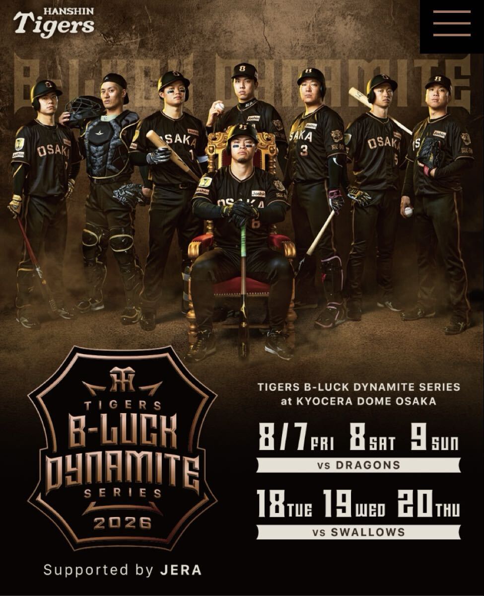 新品】◇8/11(日)阪神タイガース対広島東洋カープ◇スペシャルBシート3