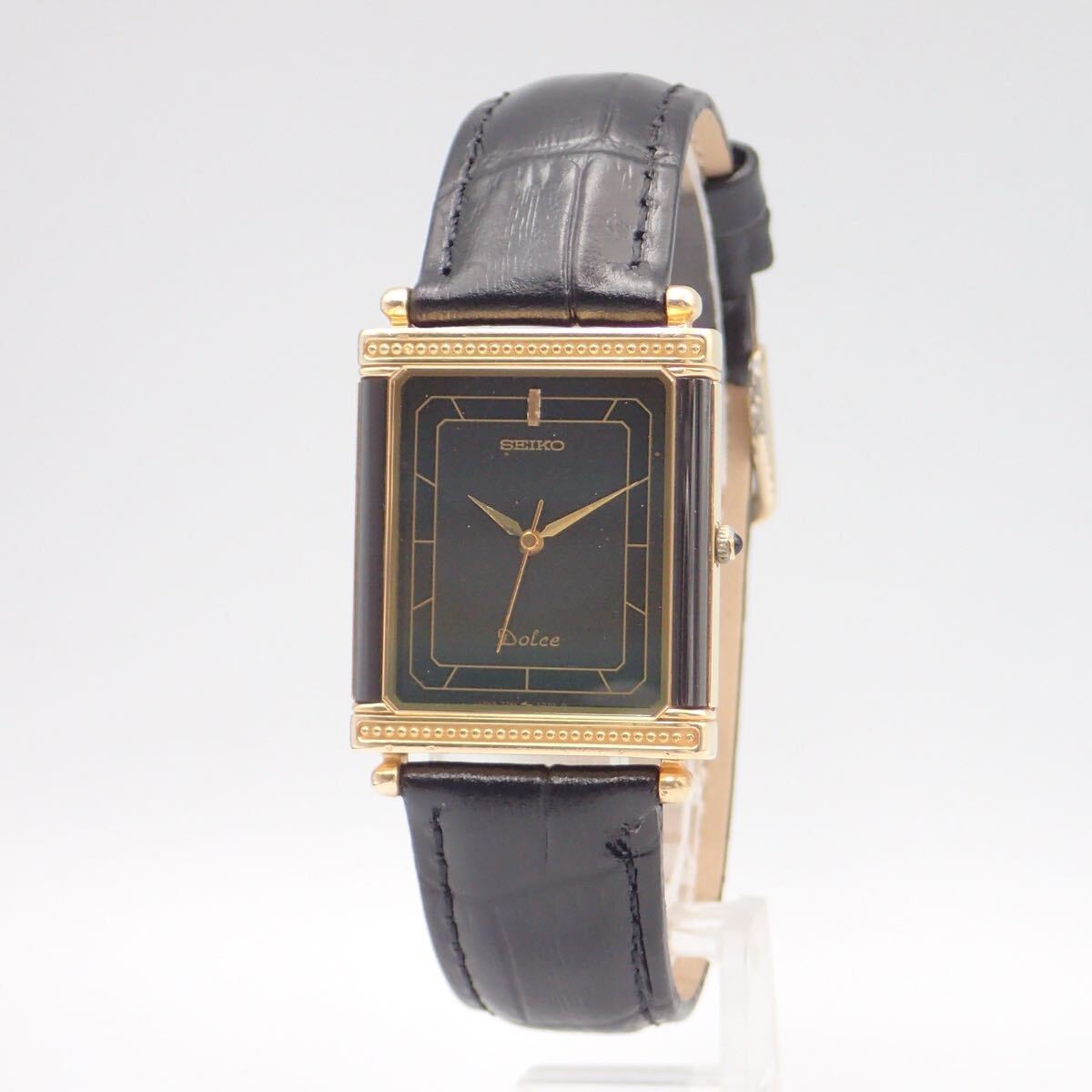 中古】稼働品 SEIKO Dolce CERAMICS セイコー ドルチェ クォーツ 7741