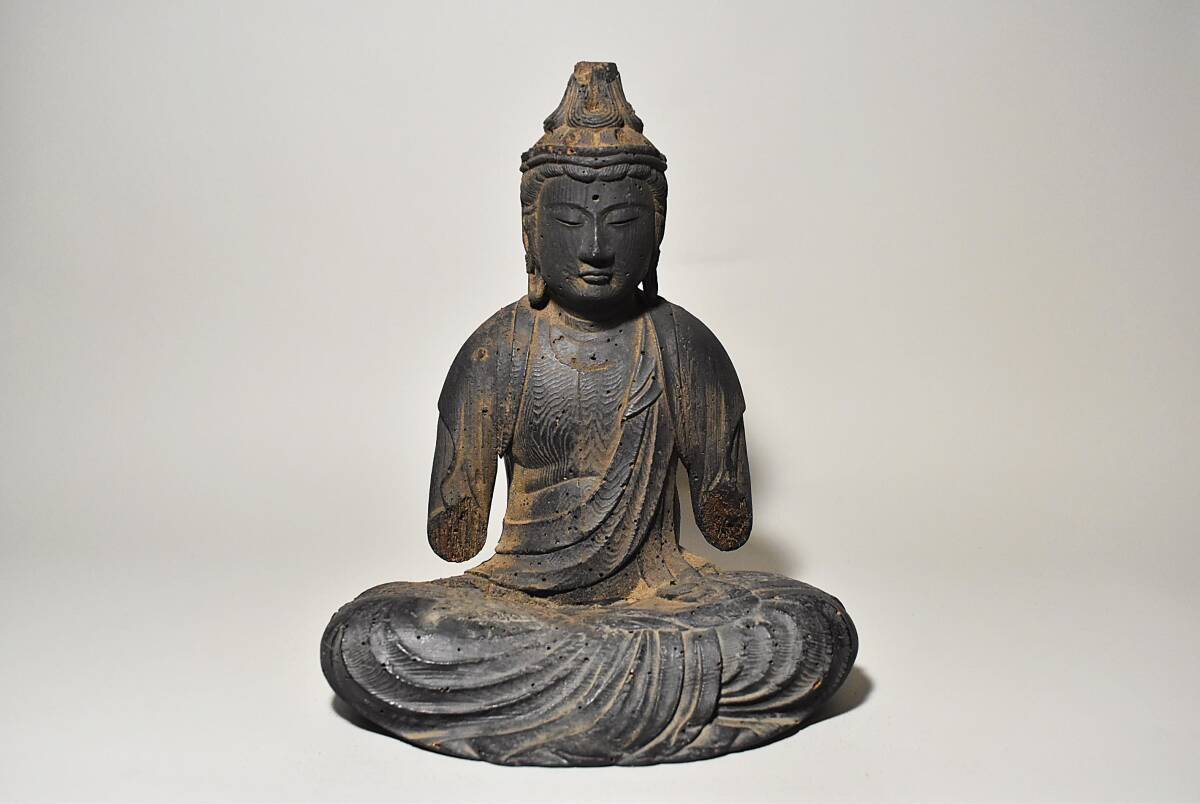 時代仏像 木彫 仏像 勢至菩薩立像 玉眼 鎌倉時代の落札情報詳細
