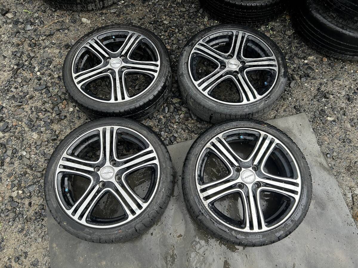 LEGZAS レグザス M700 18インチ 8J +38 9J +38 5穴 PCD114.3 225/45R18