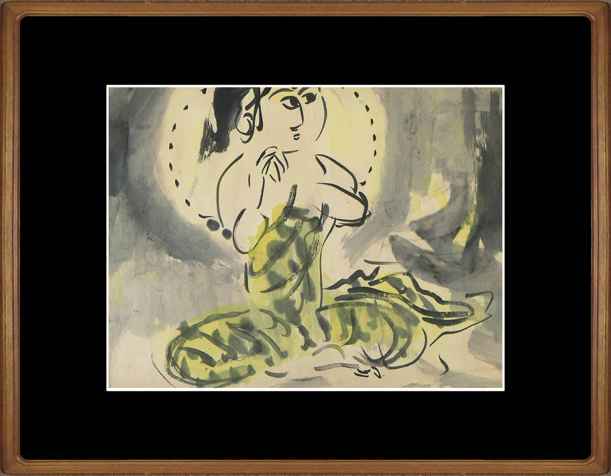 佐藤暢男『飛ぶ蝶』　銅版画（メゾチント） アート・写真 佐藤暢男『飛ぶ蝶』 銅版画（メゾチント）