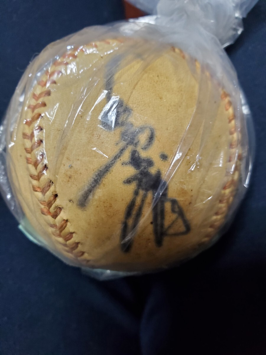 中古】東京読売巨人軍ミスタージャイアンツ長嶋茂雄直筆サイン硬式野球