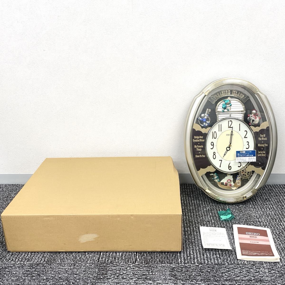 中古】SEIKO[セイコー]柱時計 掛け時計 からくり ハイファイ音源 6曲