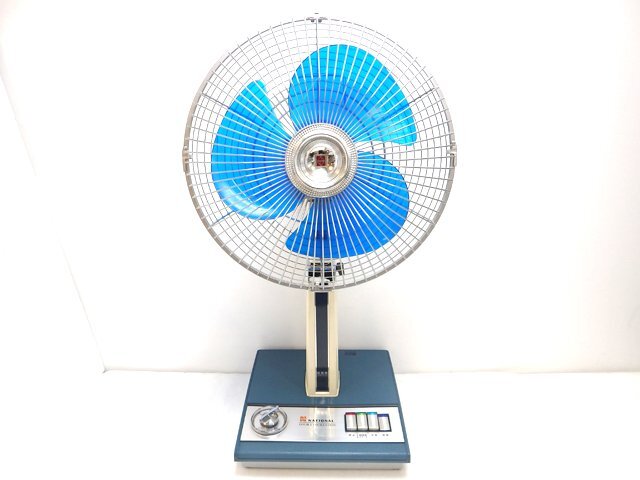昭和レトロ】扇風機 松下電器 F-30K1J 緑羽根 ☆動作確認済み☆の落札