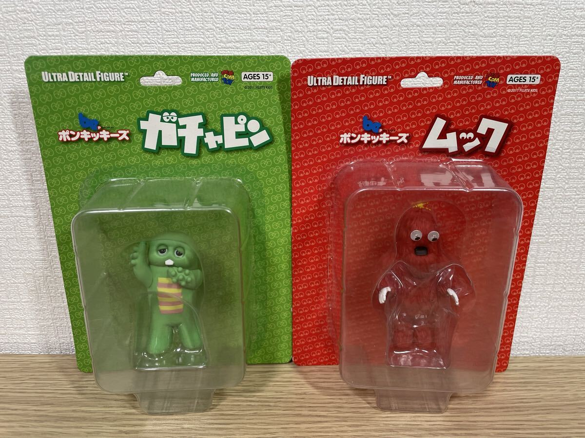 VCD ガチャピン＆ムック 2種セット 開封品 メディコムトイ フィギュア