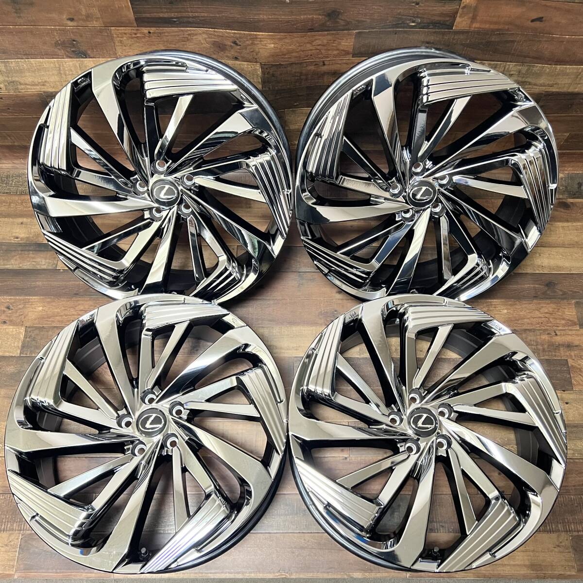 社外 メッシュ 3ピース アルミホイール 旧車 深リム 15インチ 7J +23