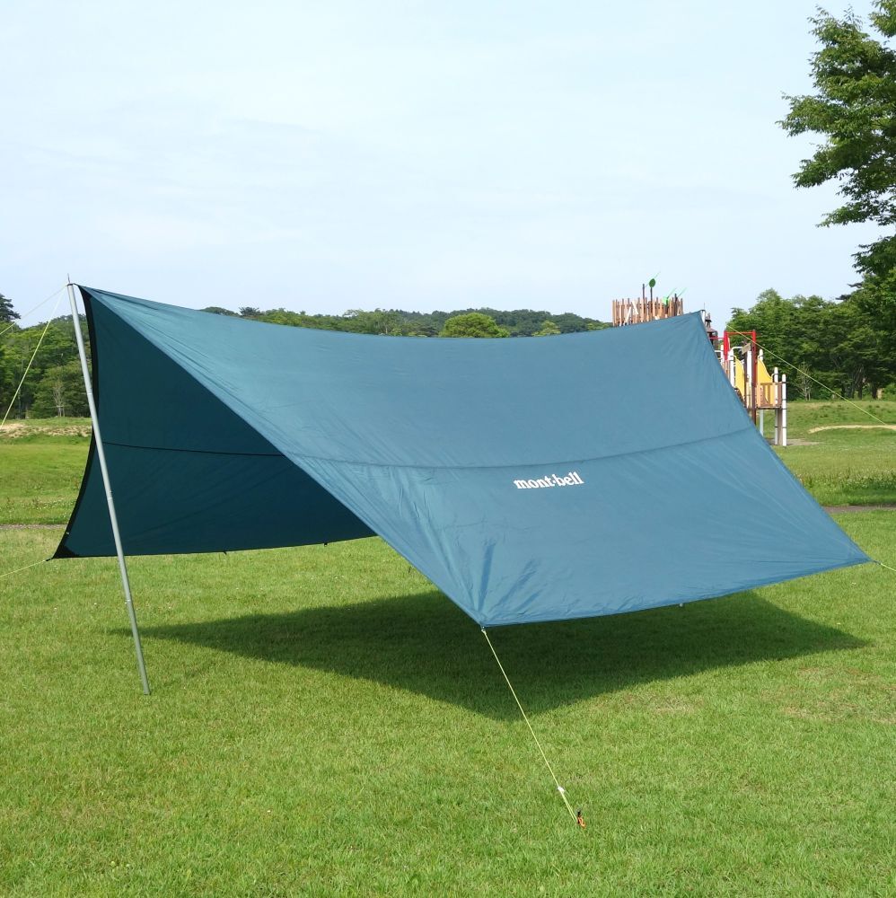 モンベル(mont-bell) タープ ビッグタープHX ポール2本、ガイロープ