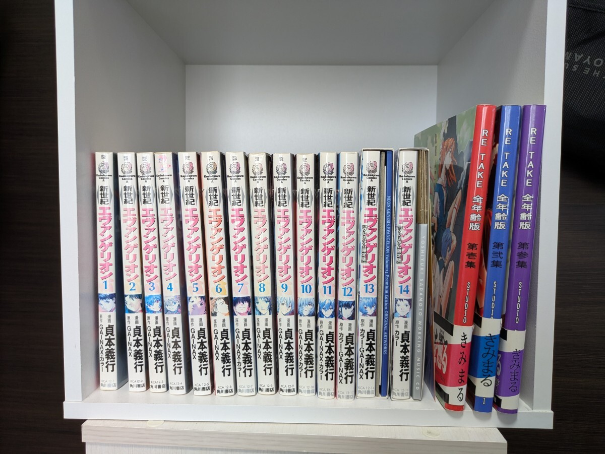 エヴァンゲリオン 同人誌 RE-TAKE 全7冊 RE-TAKE改 2冊 計9冊セットの