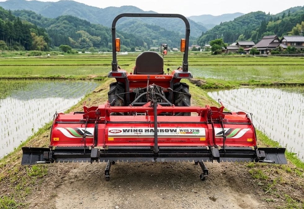 中古】中古富士トレーラー畦塗機ジャイロパワーD135 CS-203