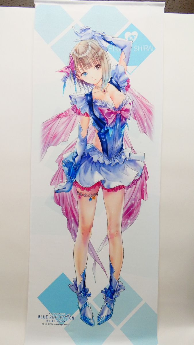 BLUE REFLECTION☆白井日菜子等身大マウスパッド☆制服バージョン