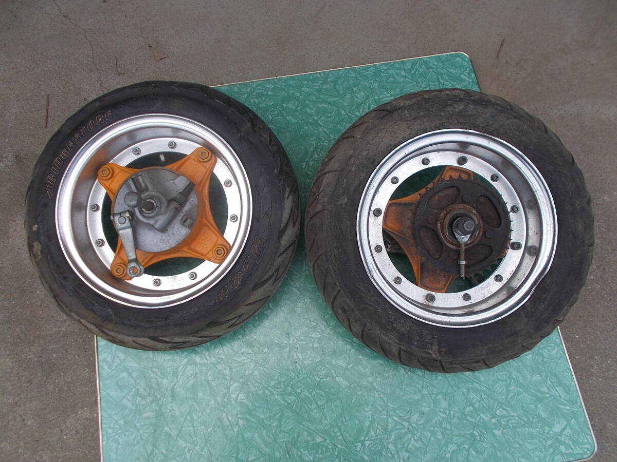 中古】モンキー シャリー ダックス アルミホイール4j 引っ張り の落札