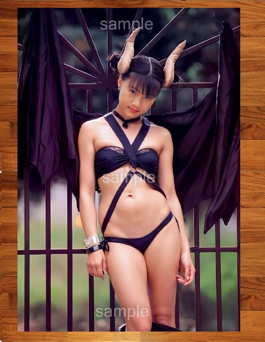 未使用】B2 サイズ 【 西村理香 】等身大 風 大判 ポスター 超大判