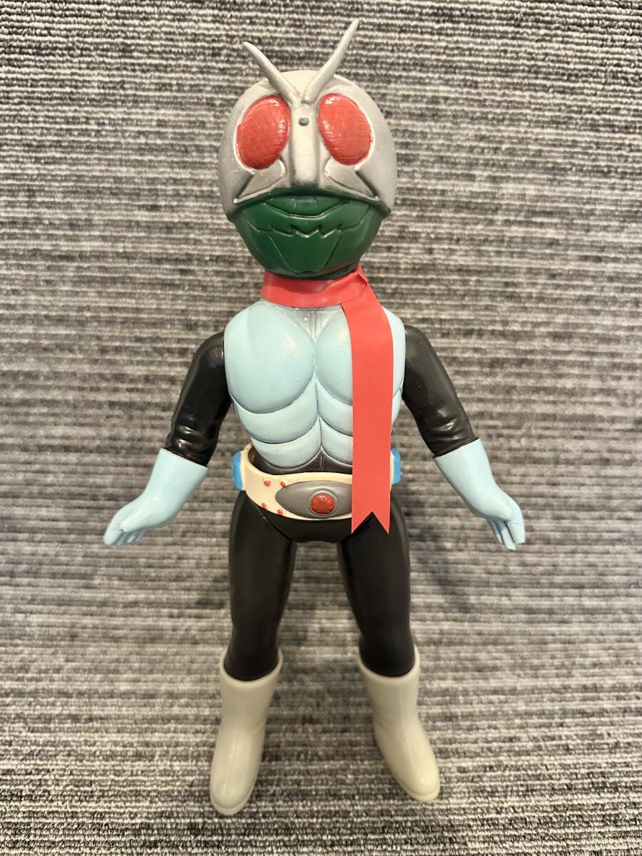 中古】当時物《旧バンダイ スタンダード ライダーマン ソフビ 30センチ