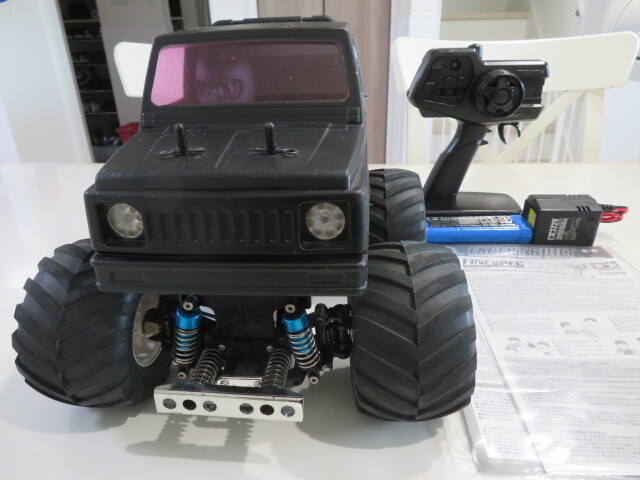 中古 タミヤ 1/10RC スズキ ジムニー(SJ30)ウイリー(WR-02)サーボ付き